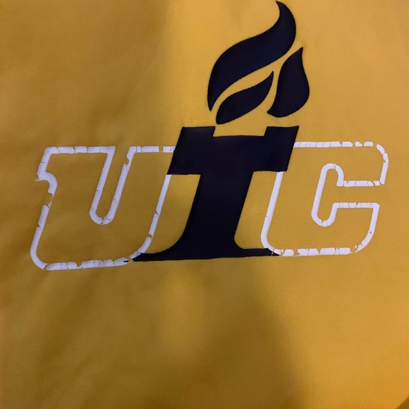 Vintage UTC (Univ Tennessee Chattanooga) Quilted Interior Trophy Jacket Sz L - Picture 5 of 5